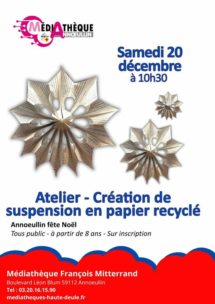Création de suspension en papier recyclé