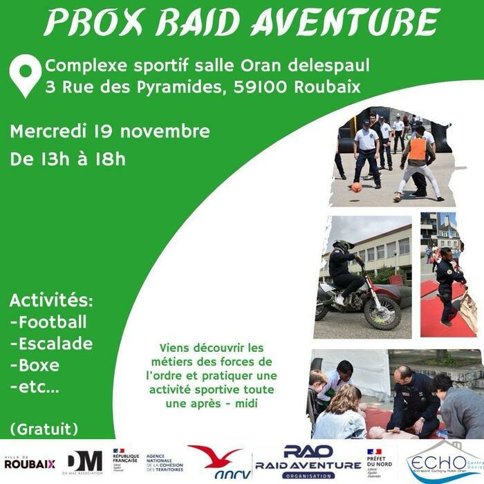 Prox Raid Aventure x Mercredi 19 Novembre 2025 x Complexe sportif Oran Delespaul, Roubaix