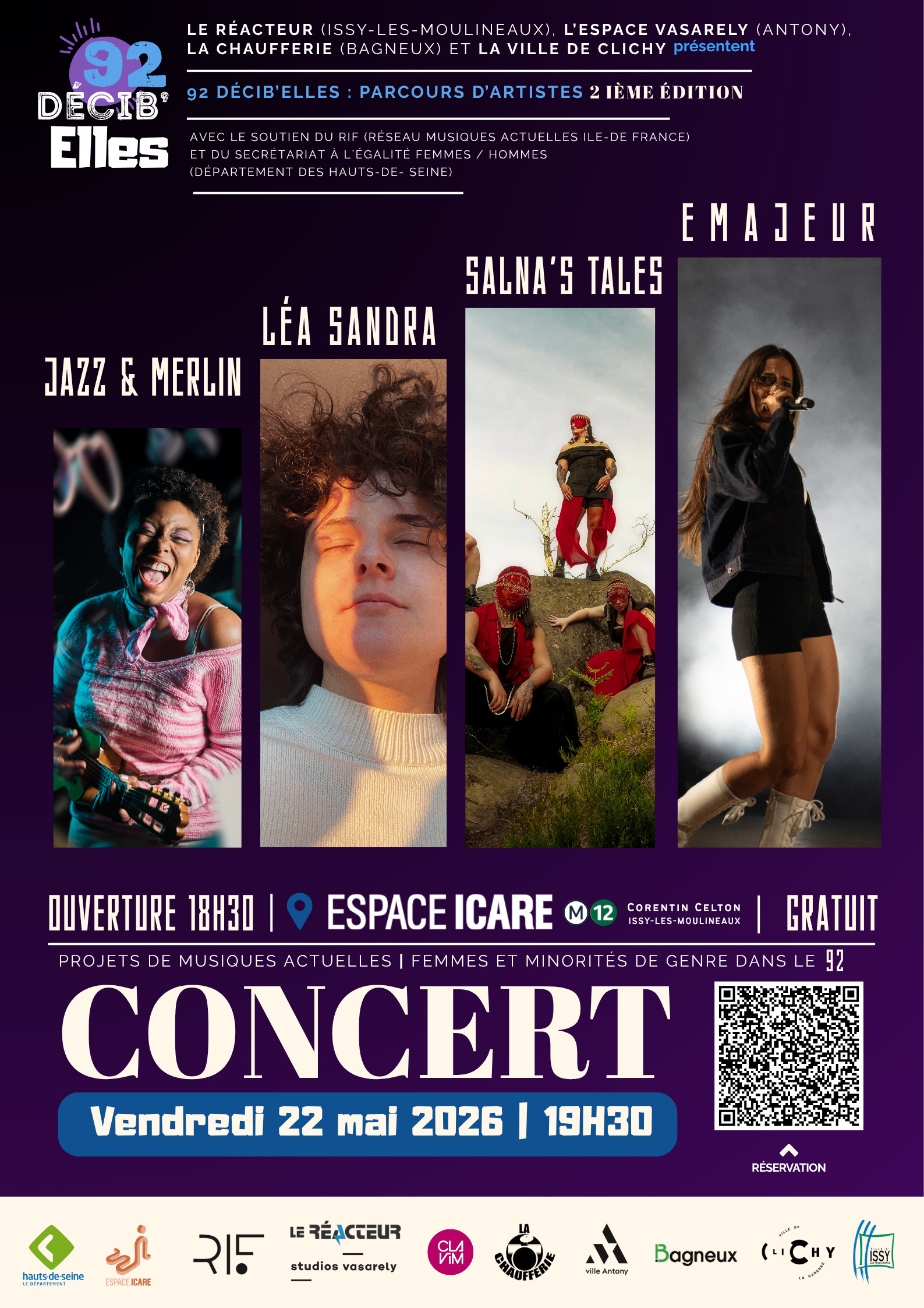 92 DÉCIB'ELLES - JAZZ & MERLIN  - EMAJEUR - LÉA SANDRA - SALNA'S TALES