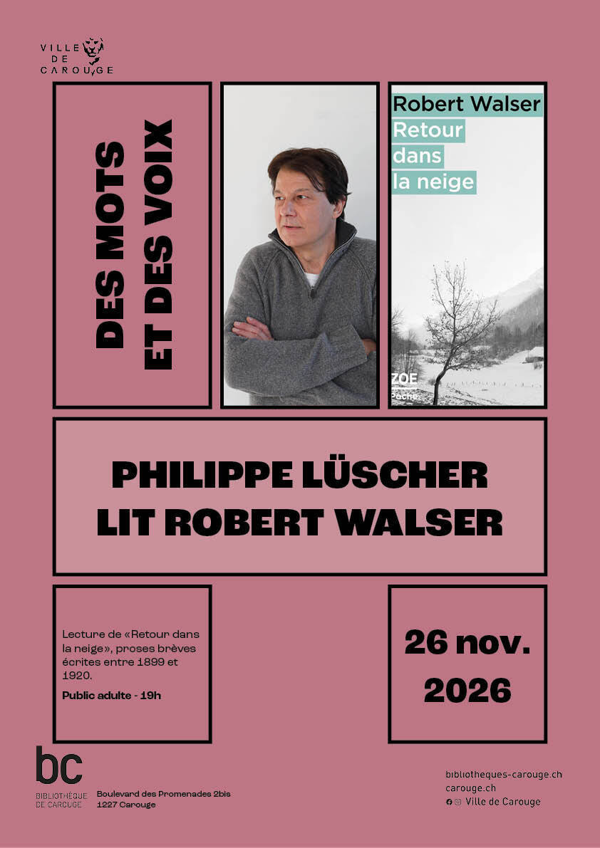 Philippe Lüscher lit Robert Walser