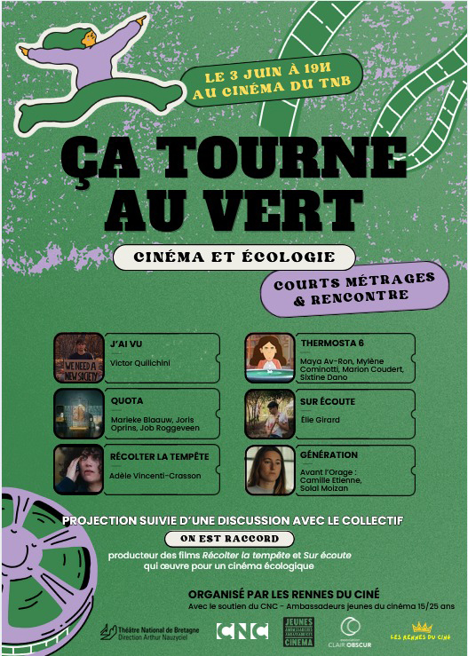 ÇA TOURNE AU VERT — Soirée courts métrages et écologie