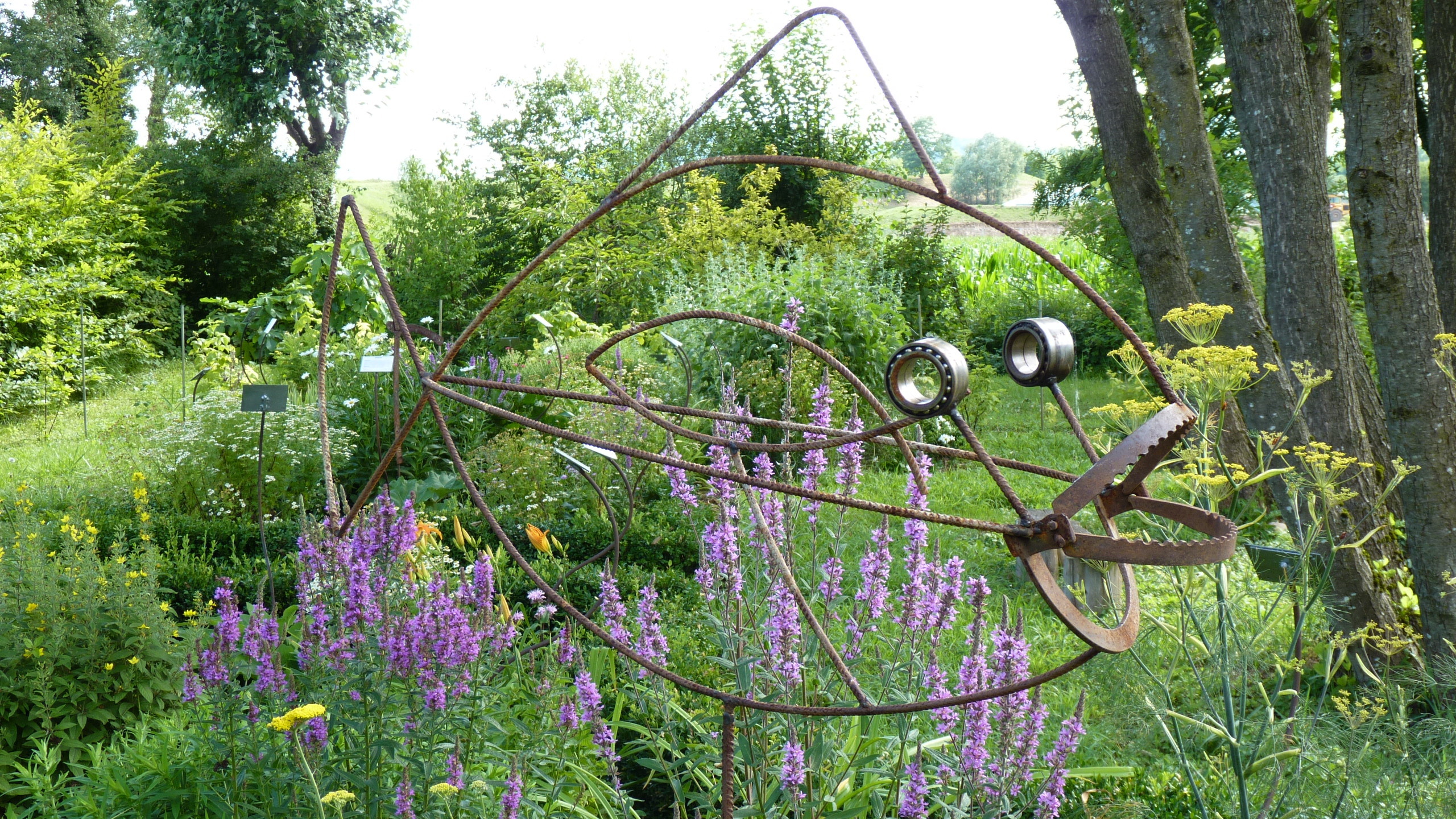 Crolles - Visite du jardin du moulin des Ayes