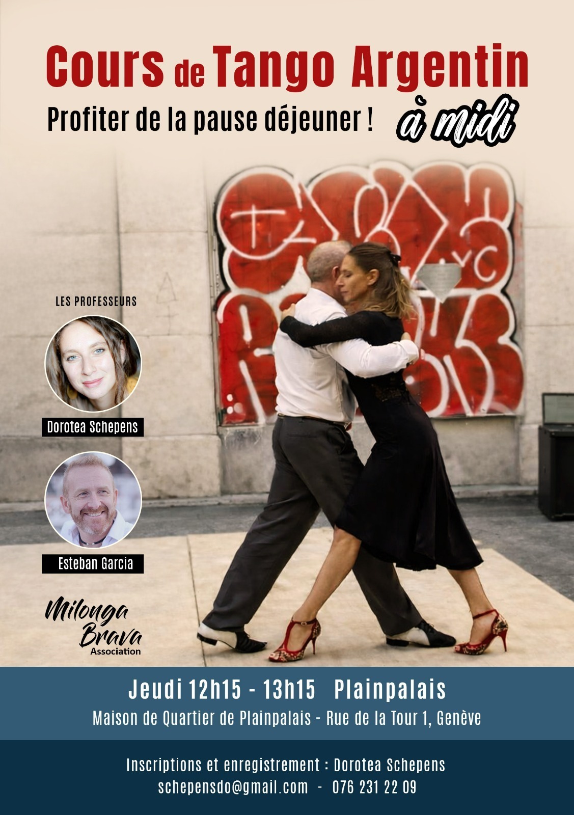 Cours de Tango Argentin - Niveau débutant