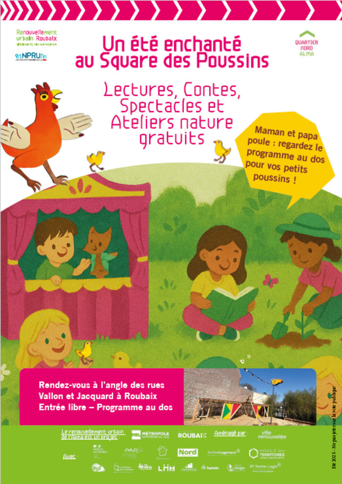 Un été enchanté au square des poussins