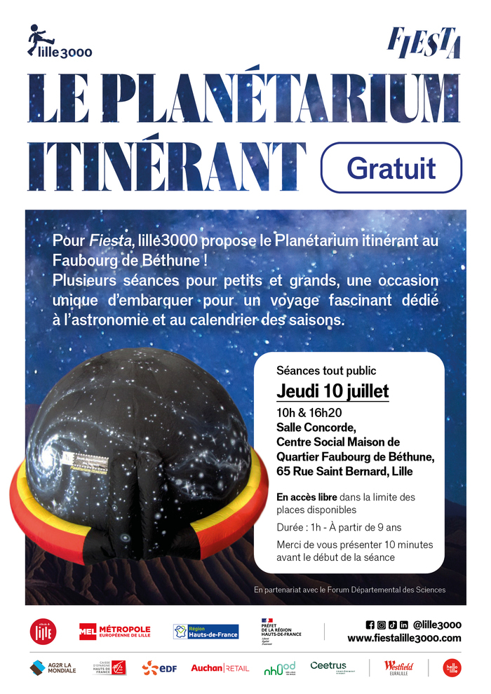 Le planétarium itinérant au Faubourg de Béthune
