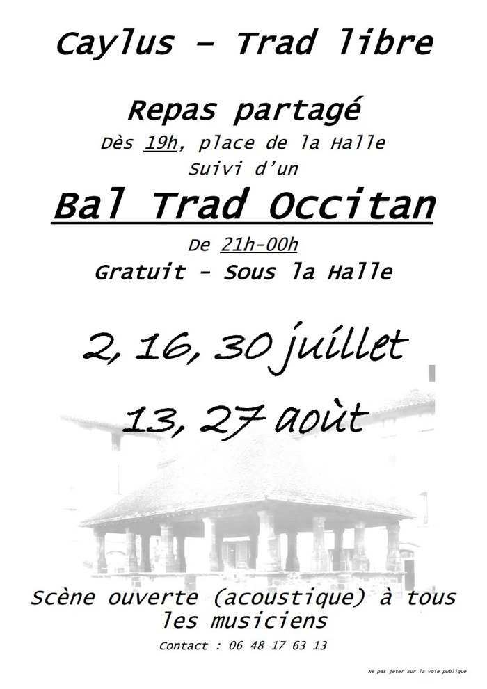 Halle de Caylus centre, Caylus (82)