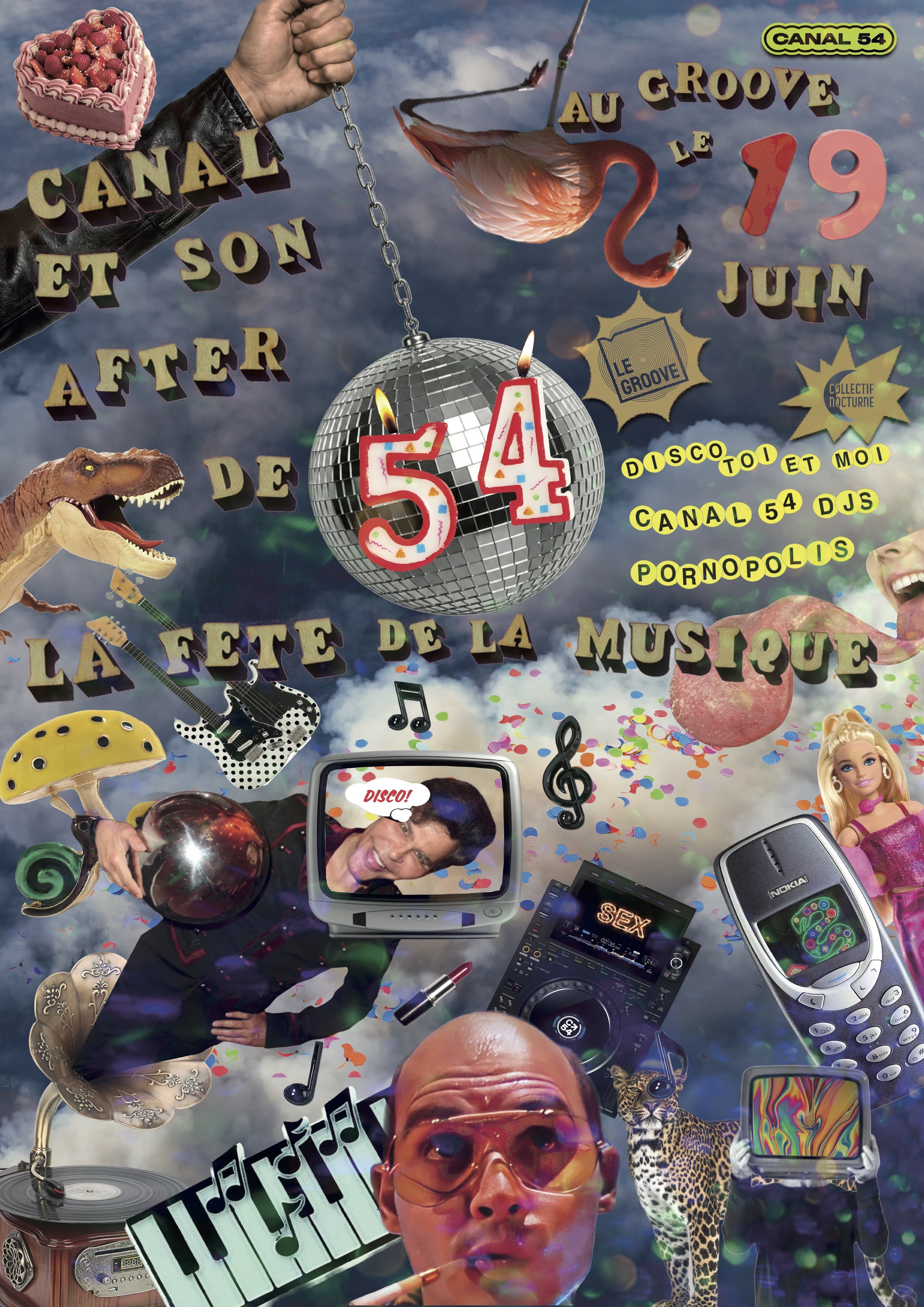 CANAL 54 ET SON AFTER DE LA FETE DE LA MUSIQUE