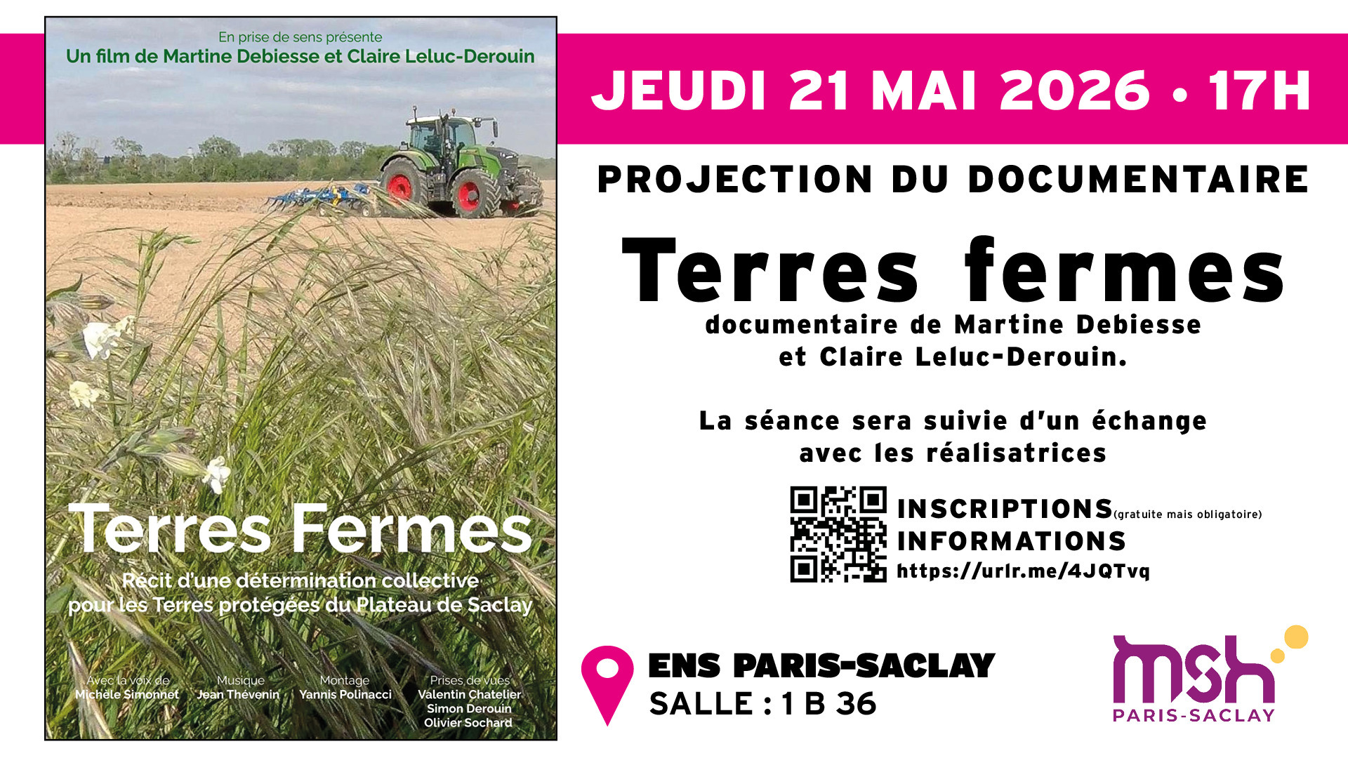 Documentaire : Terres fermes