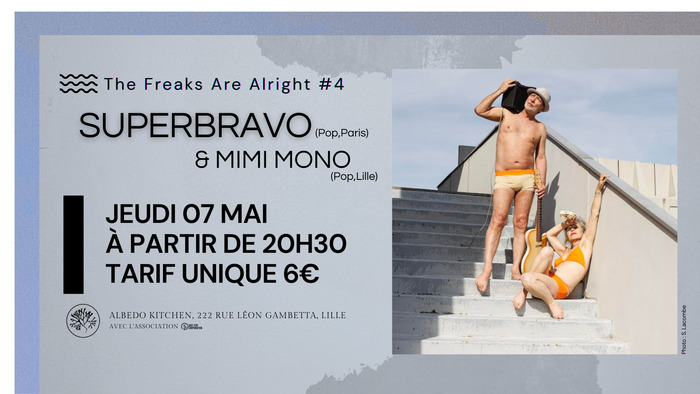 Concert x SuperBravo x Mimi Mono chez Albedo Kitchen