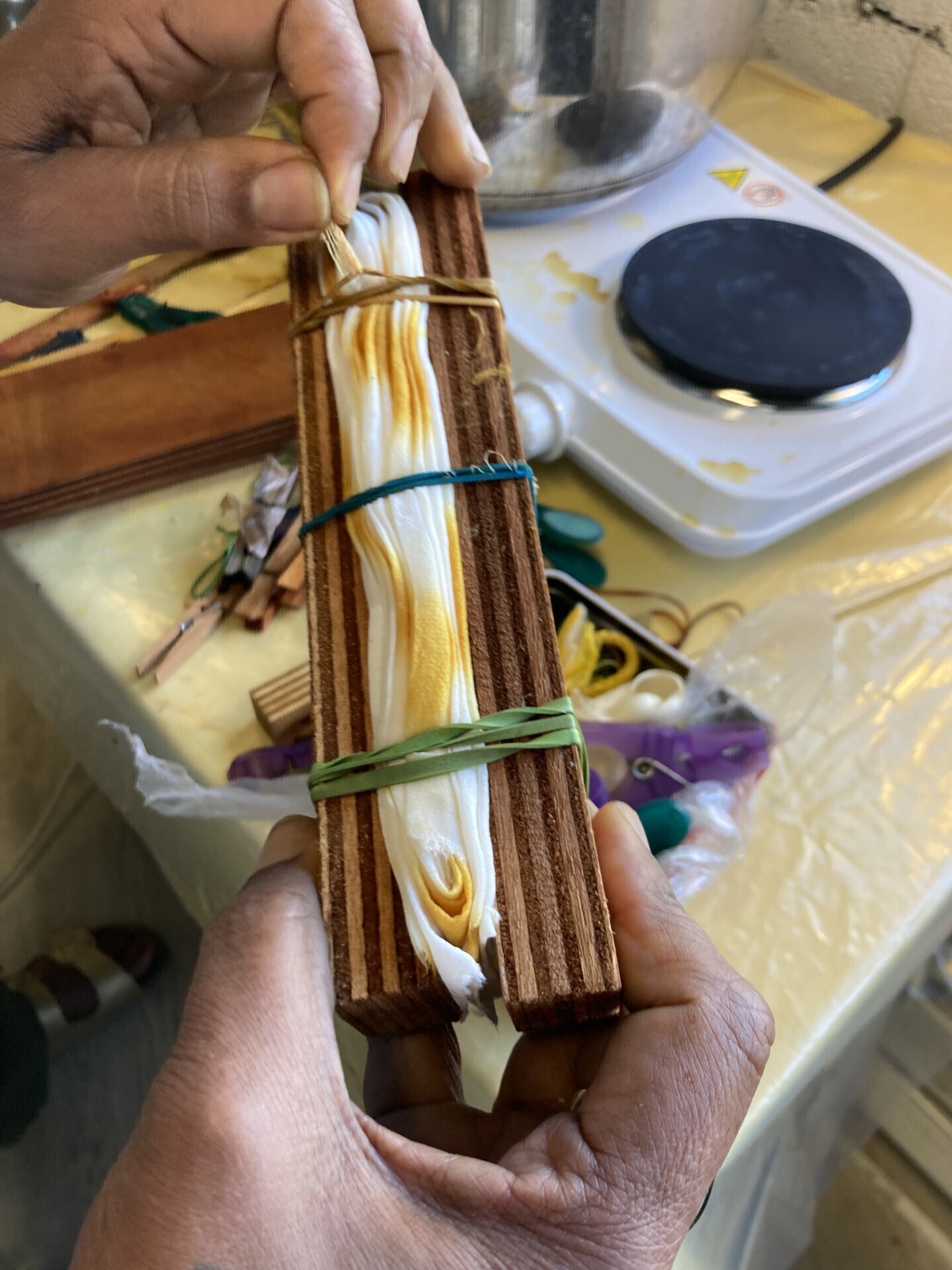 Atelier de curiosité : teinture végétale et shibori