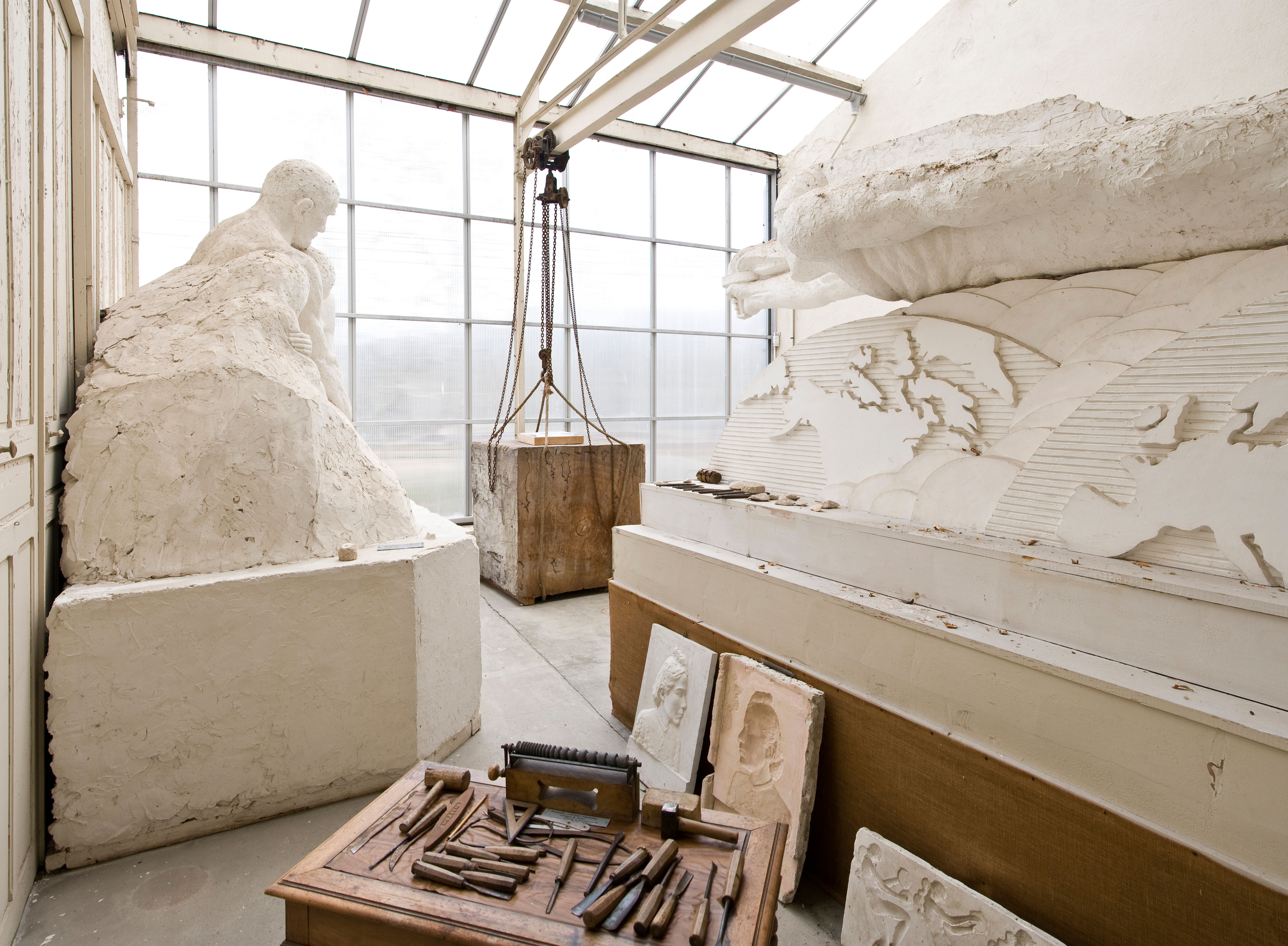 Visite de l'atelier Davoine