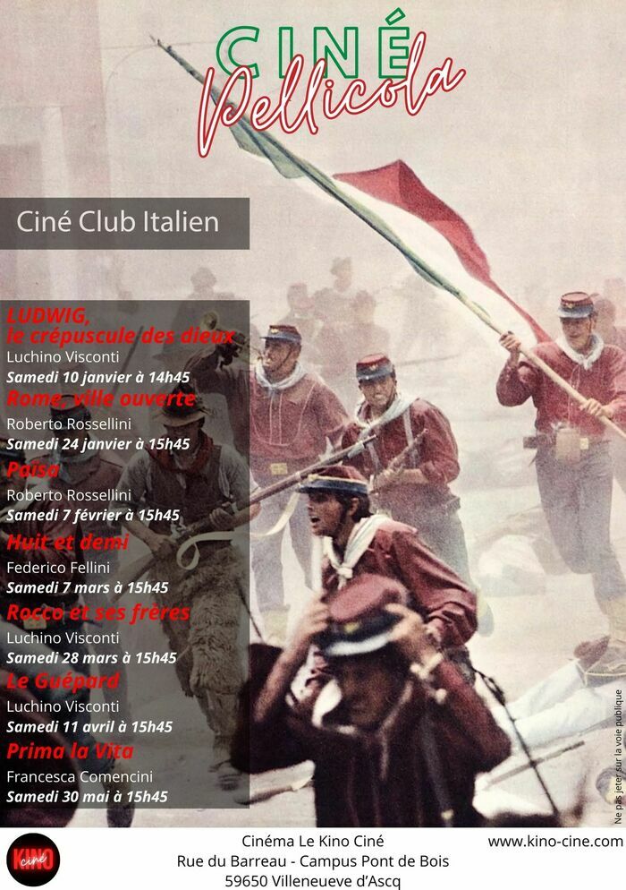 Ciné Pellicola — le ciné-club italien