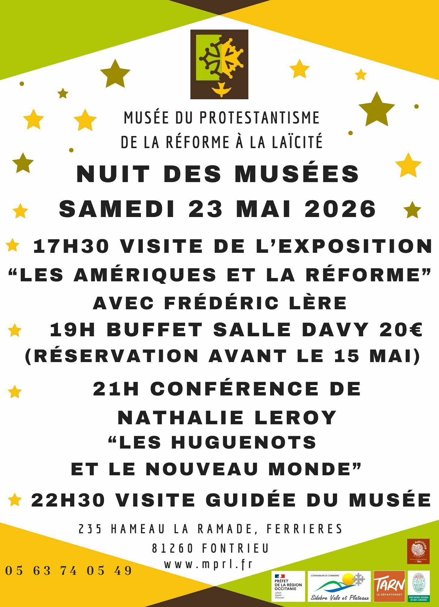 Conférence « Les huguenots et le nouveau monde » Nathalie Leroy