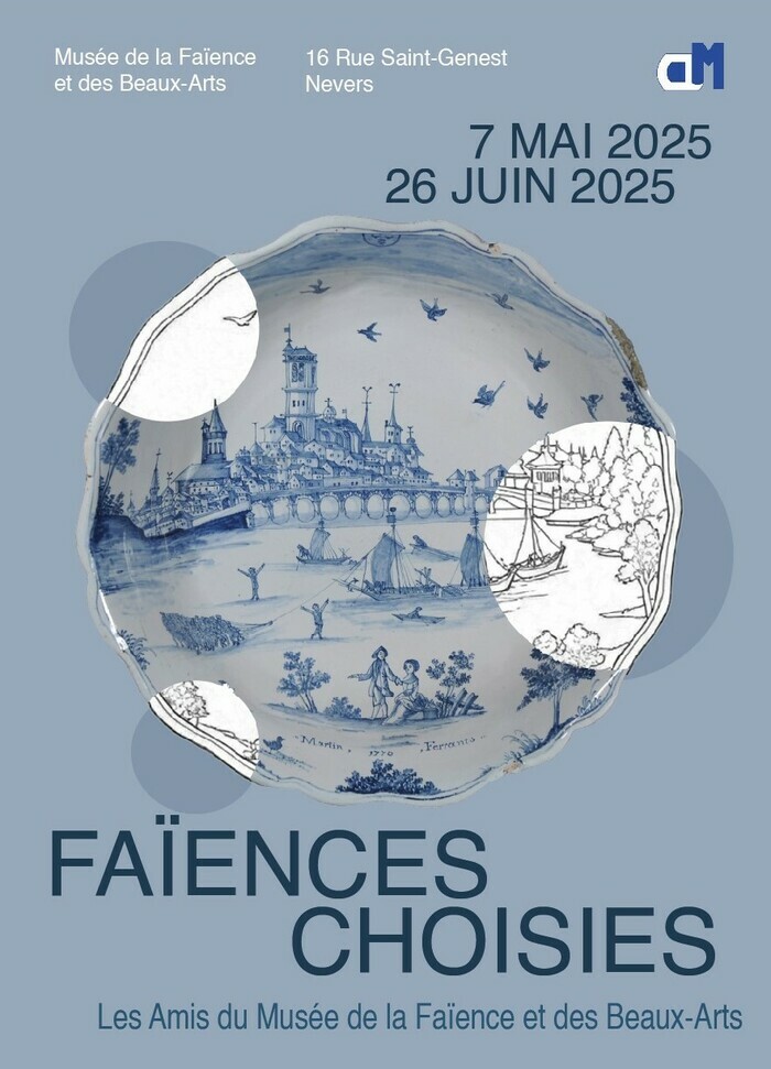 Exposition temporaire : Faïences Choisies, au musée de la Faïence et des Beaux-Arts de Nevers