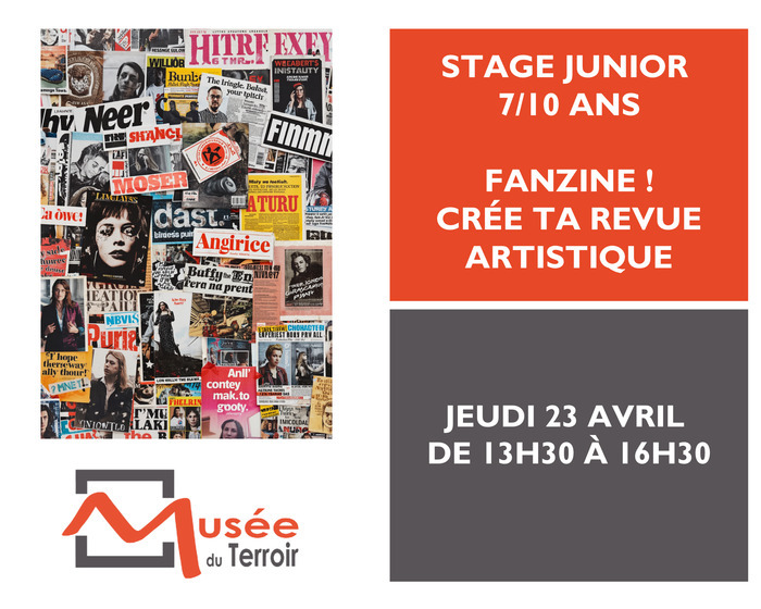 Stage Junior 7/10 ans : Fanzine! Crée ta revue artistique