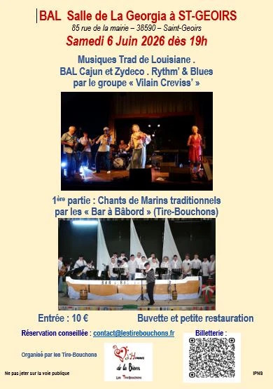 Musiques traditionnelles de Louisiane - Bal Cajun et Zydeco-