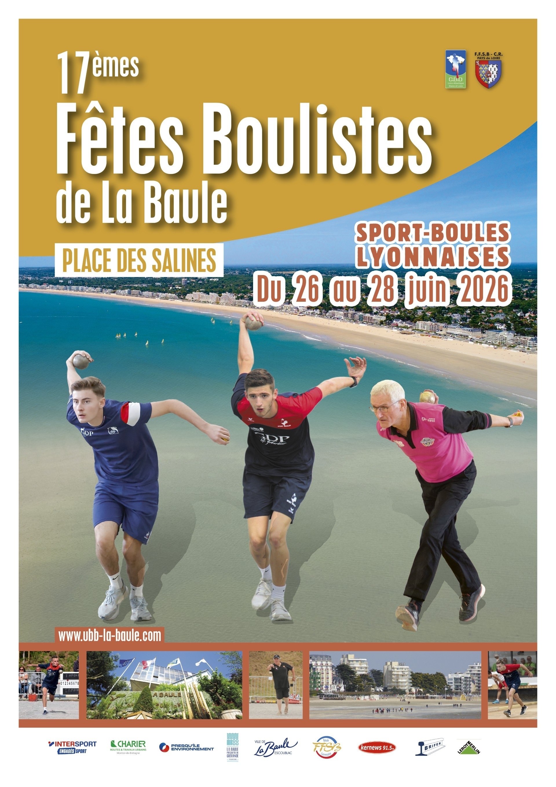 Les 17èmes fêtes boulistes de La Baule