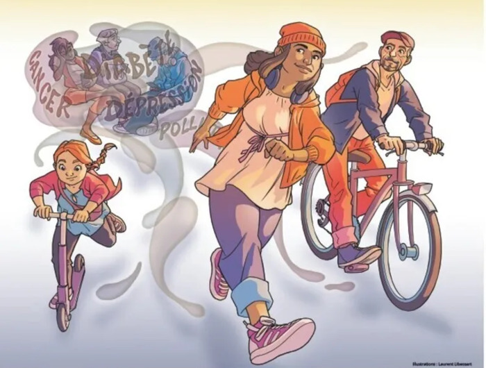 Exposition "Marchez, pédalez, c'est gagner pour votre capital santé"