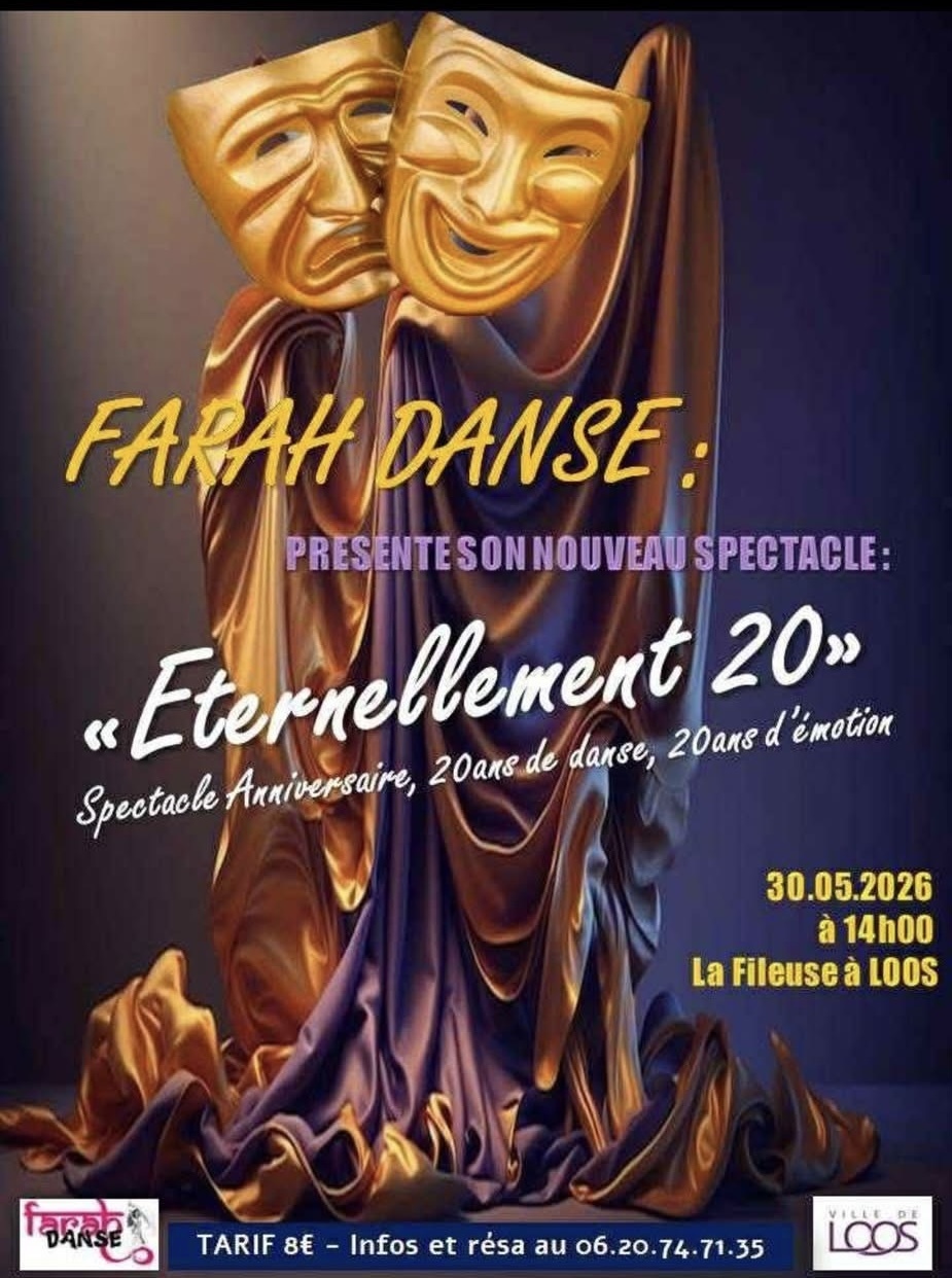 L'association FARAH DANSE fête ses 20 ans, et vous présente son GALA 2026