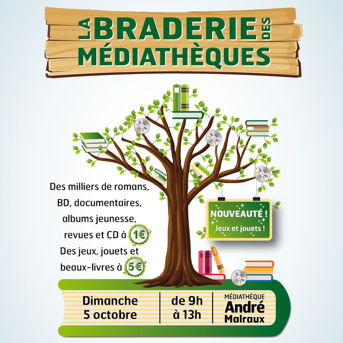 La braderie des médiathèques