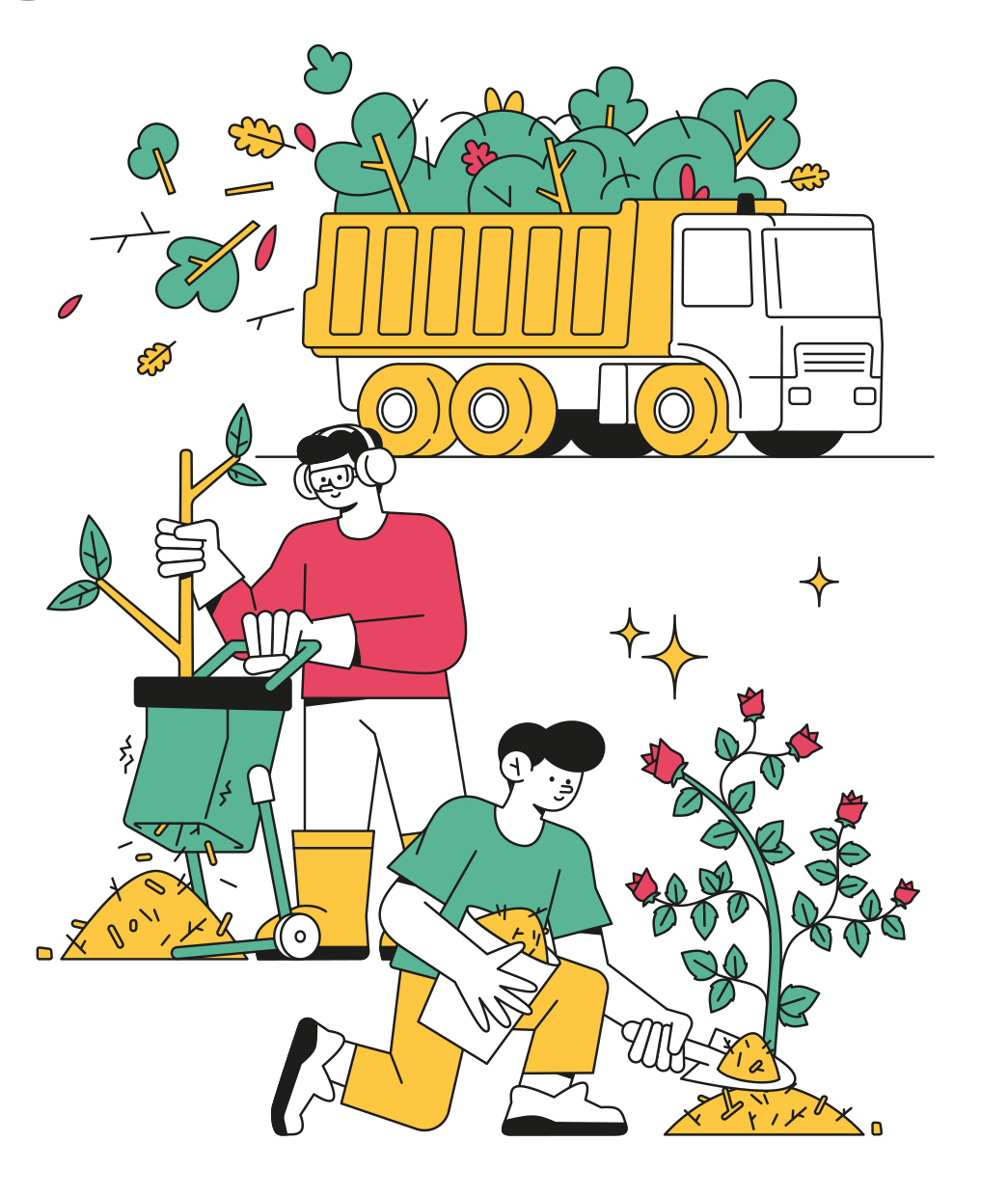 Opération de mise à disposition de bennes de collecte des déchets verts - Lundi 8 juin