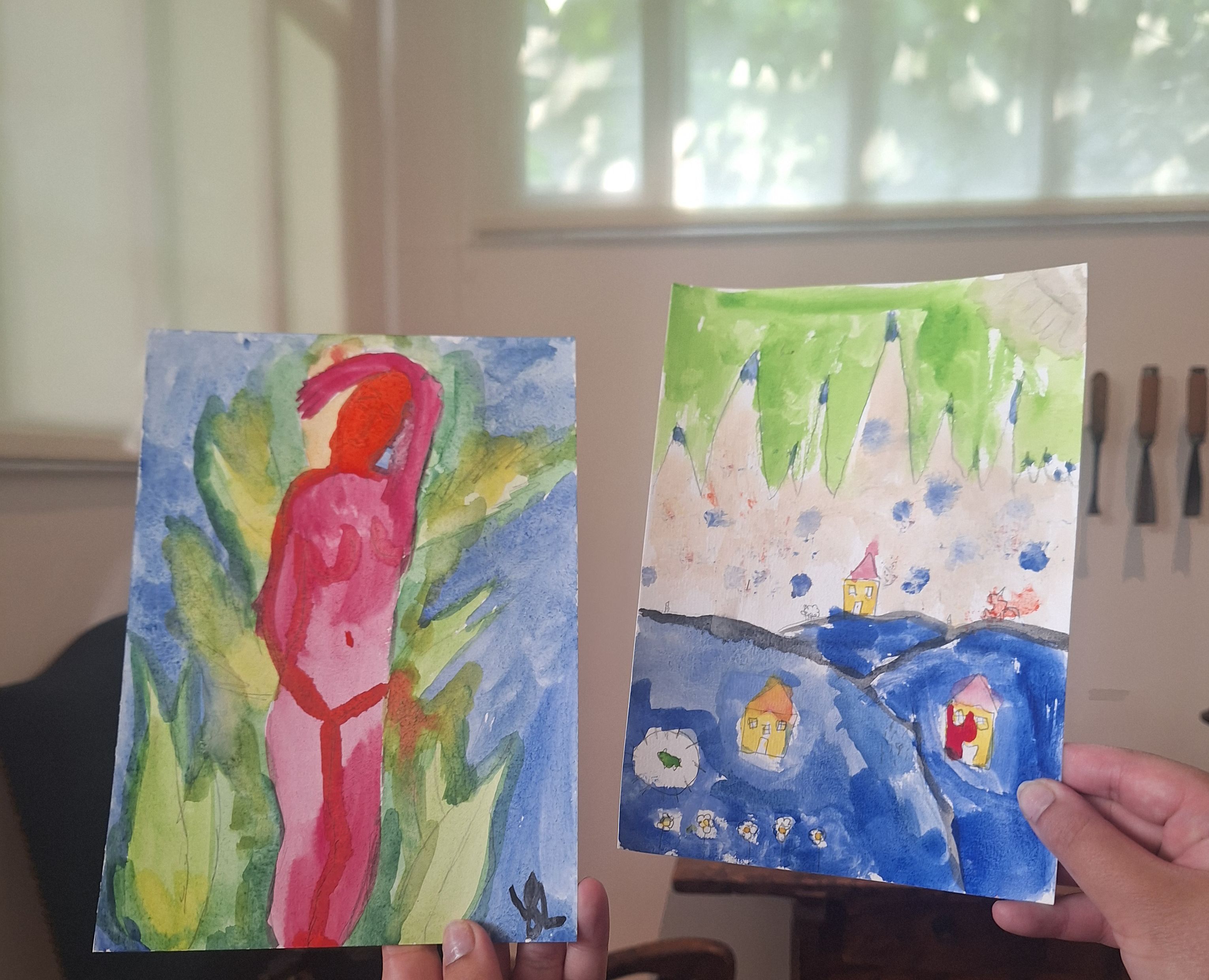 Aquarelle au jardin - en famille dès 6 ans