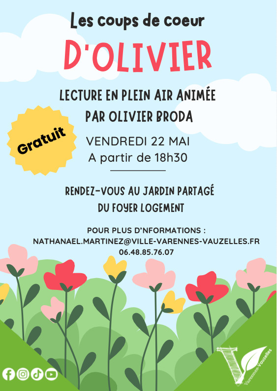 Les coups de cœur printaniers d’Olivier 🌿