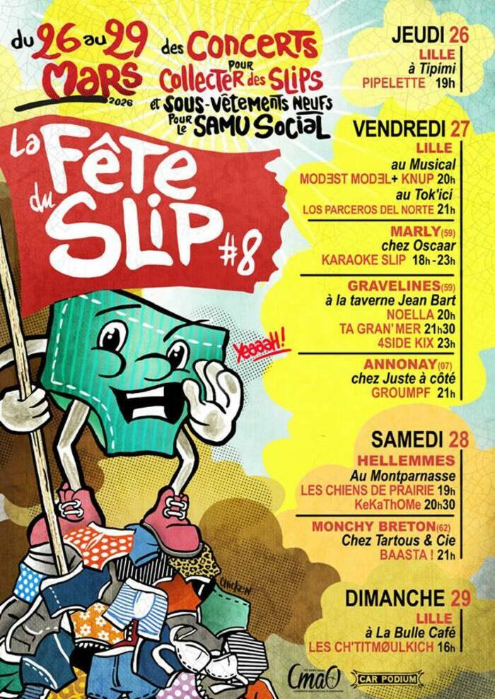 Fête du slip @ Le Musical: Knup + Modest model