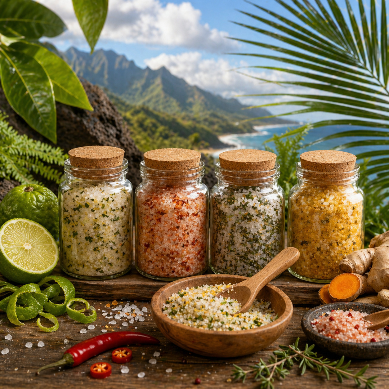 Atelier sel aromatisé