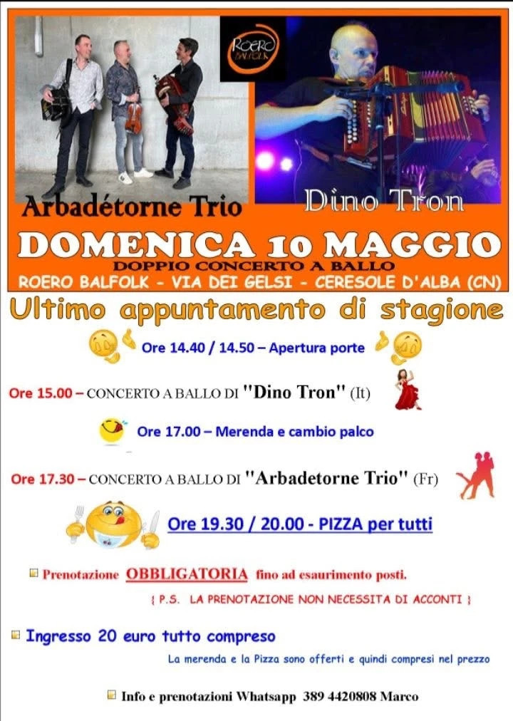 Concerto a Ballo con Arbatedorne e Dino Tron