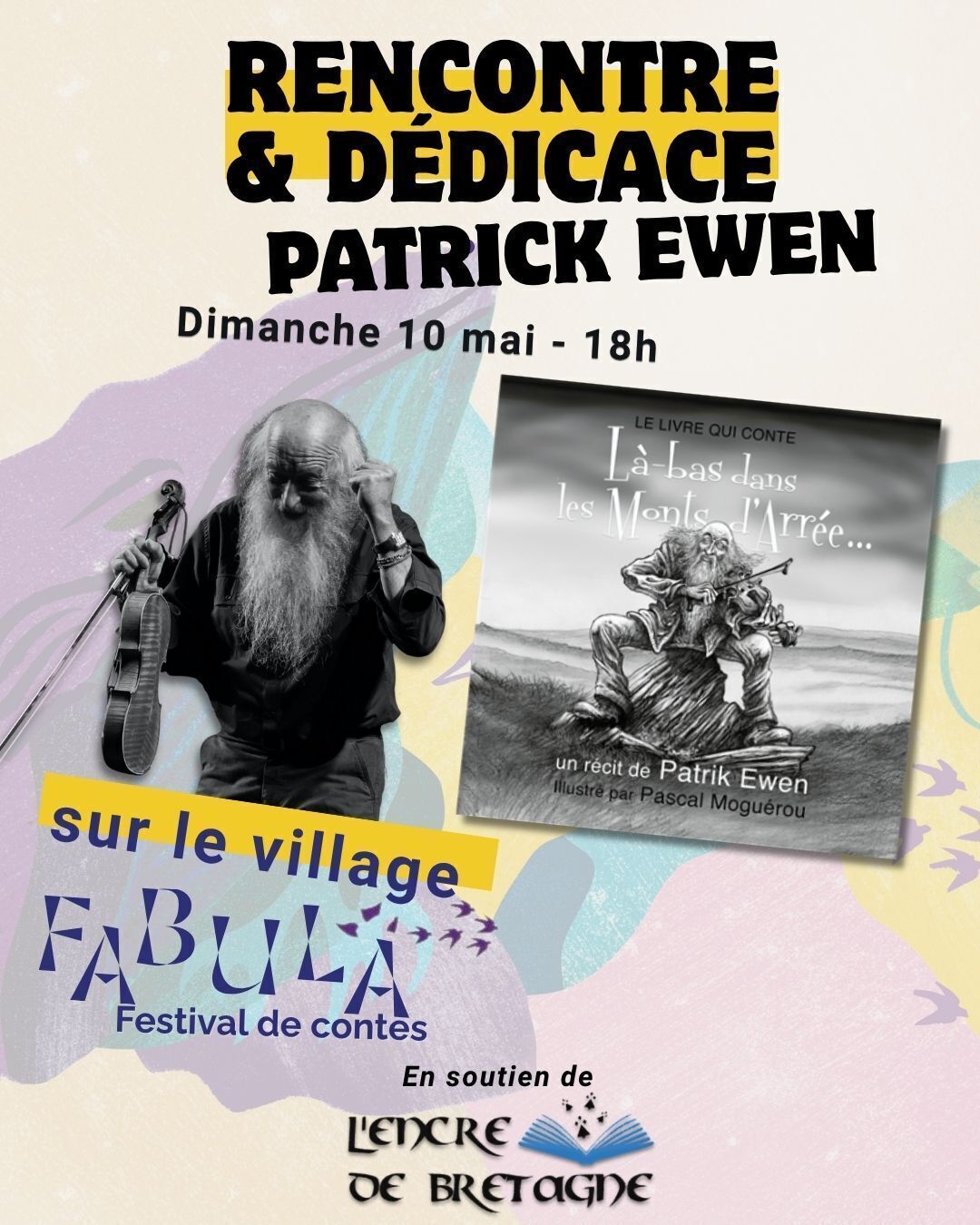 Patrick Ewen : rencontre & dédicace | festival Fabula
