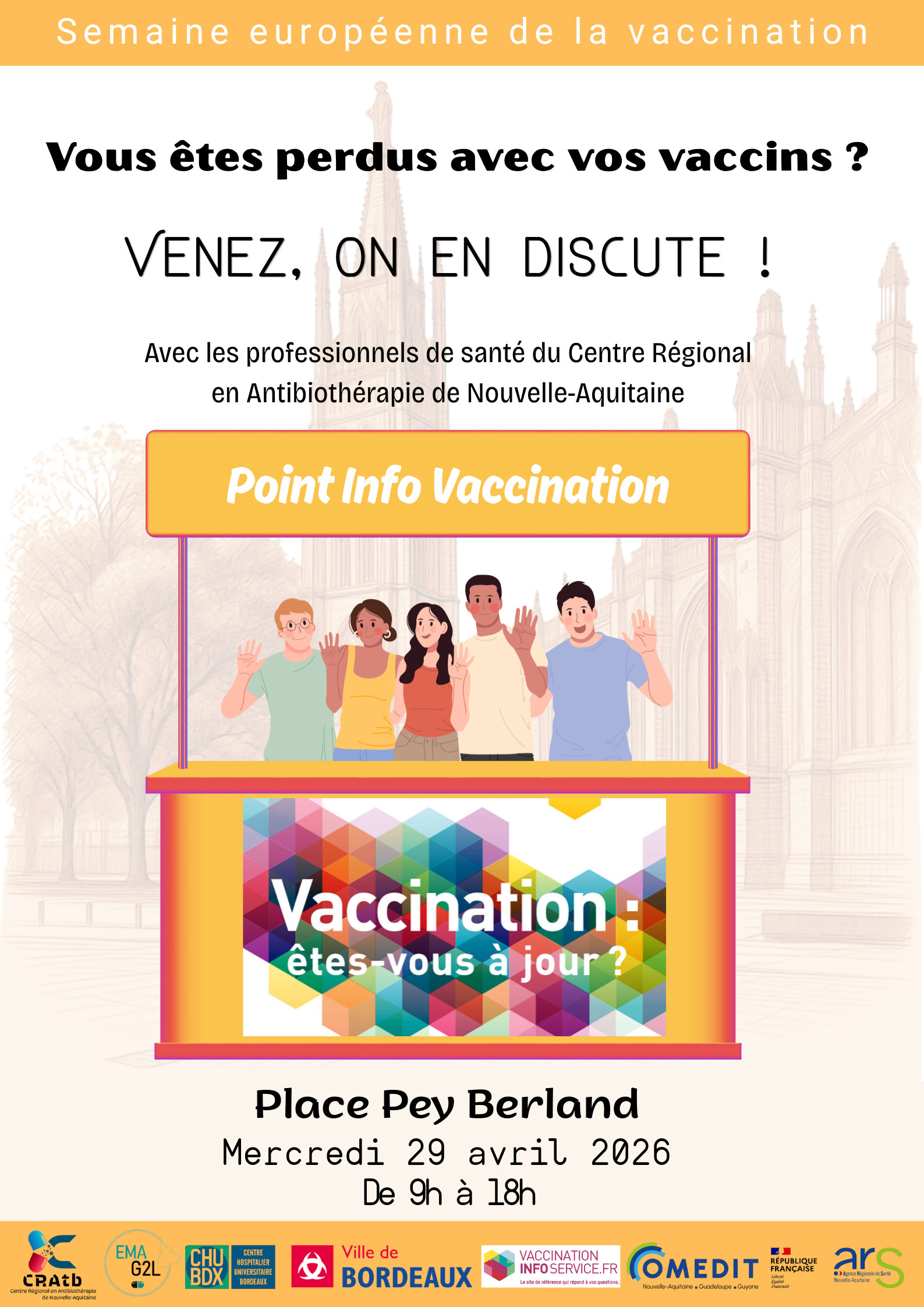 Stand de sensibilisation à la vaccination