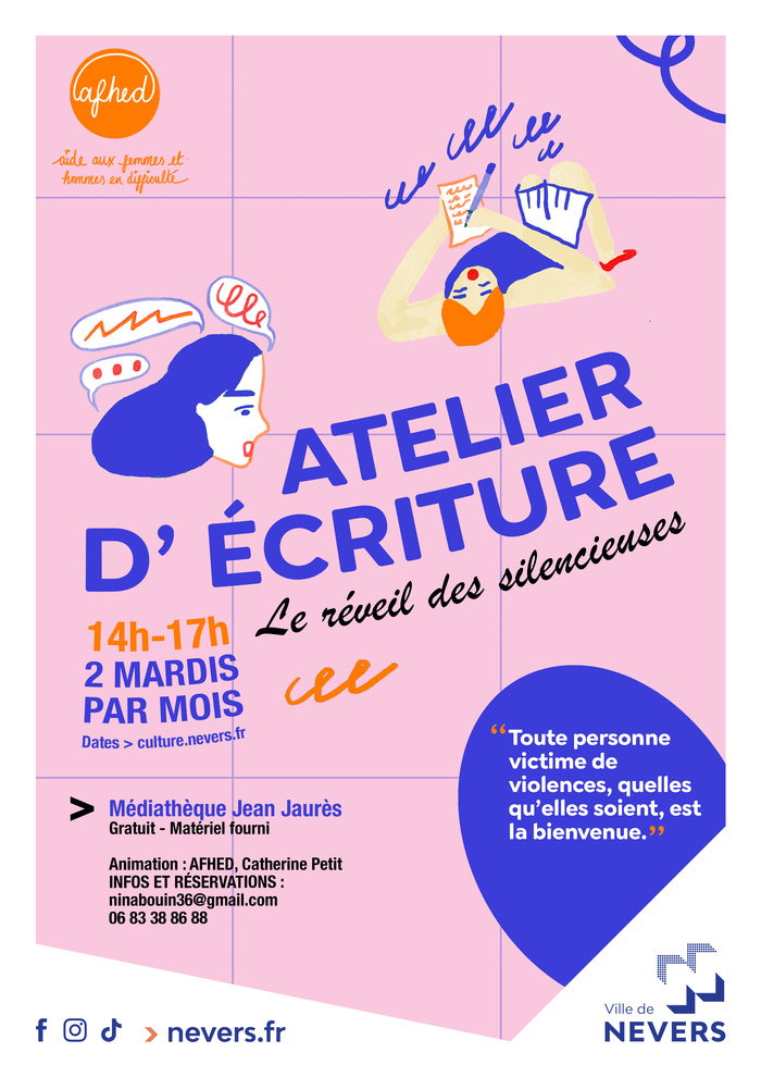 Le réveil des silencieuses - Atelier d'écriture