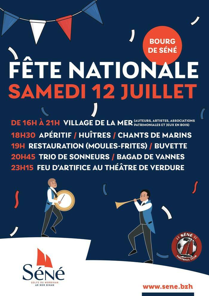 Fête nationale avec village de la mer, chants marins et musique bretonne  – Séné