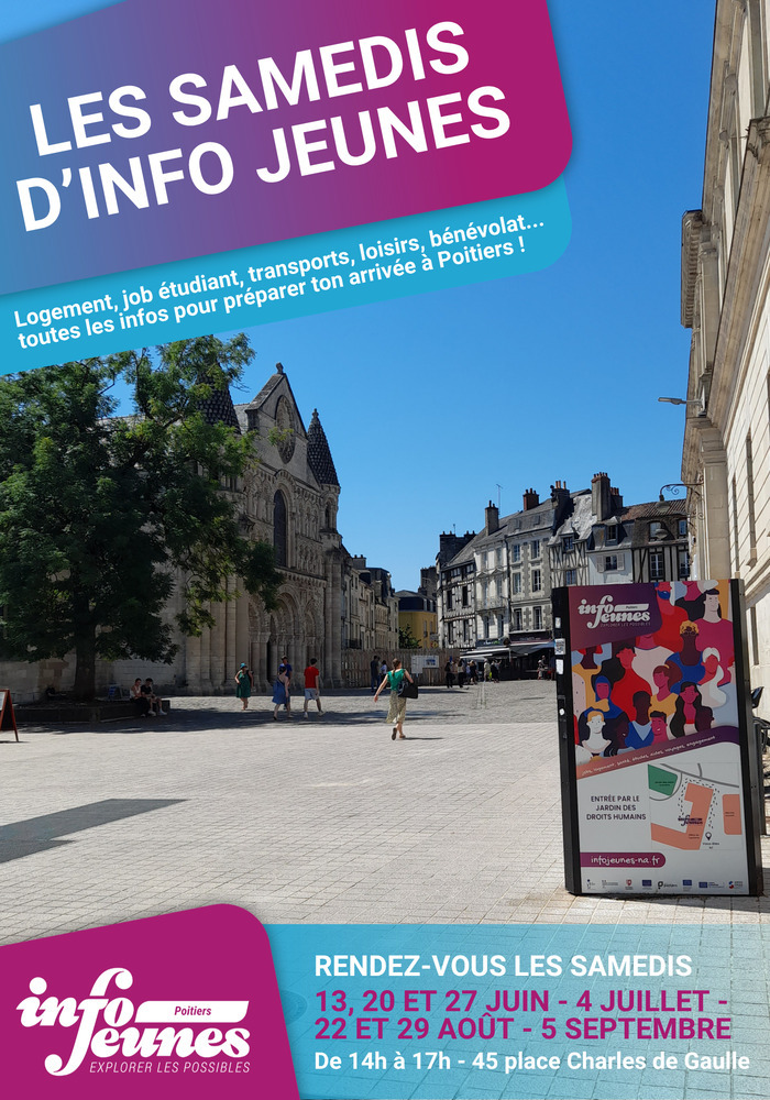 Devant Info Jeunes Poitiers