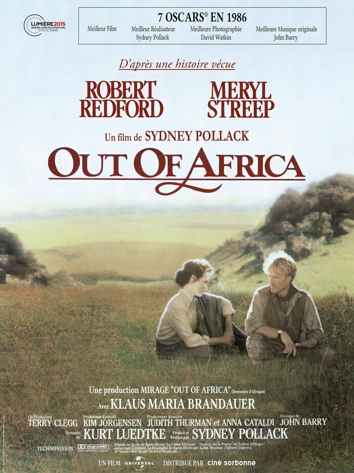 DRAME/BIOPIC DE SYDNEY POLLACK AVEC MERYL STREEP - ÉTATS-UNIS - 1986 - 2H40