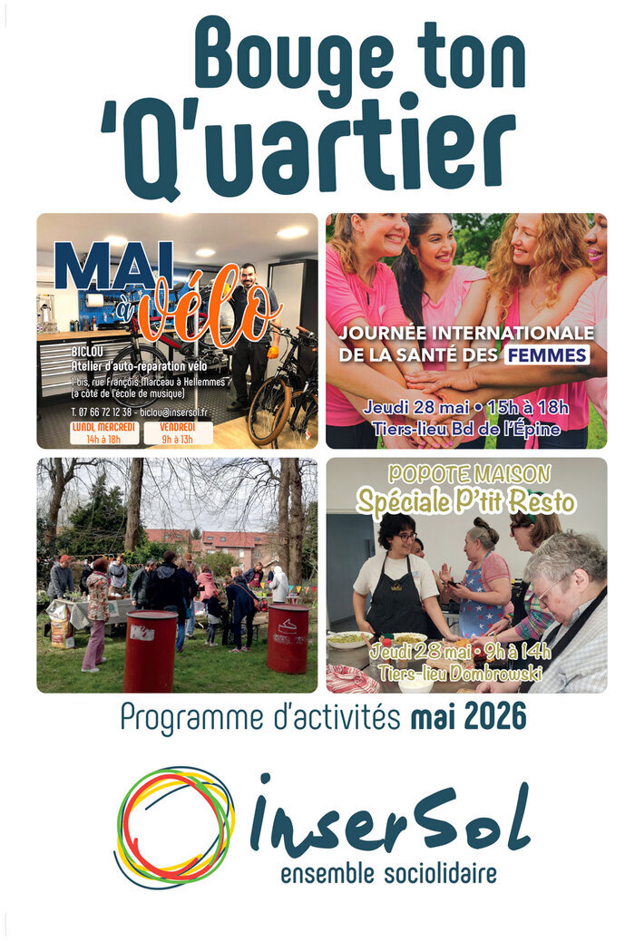 Insersol - Programme du mois de mai