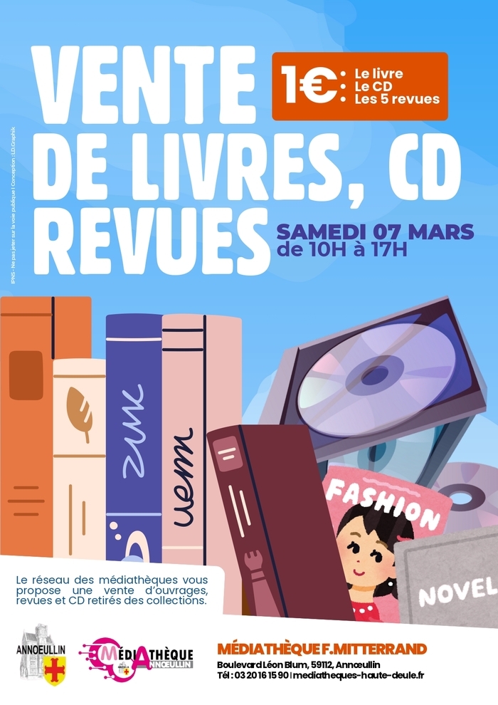Vente de livres, CD et Revues