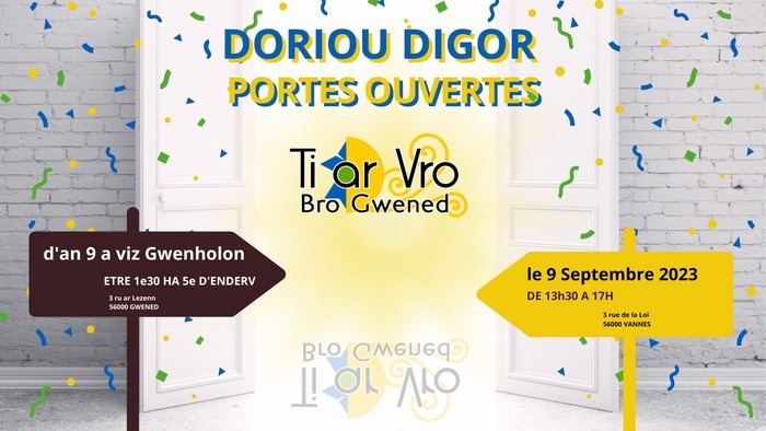 4è portes ouvertes et forum des associations d'Emglev Bro Gwened. Venez nombreuses et nombreux nous rendre visite !