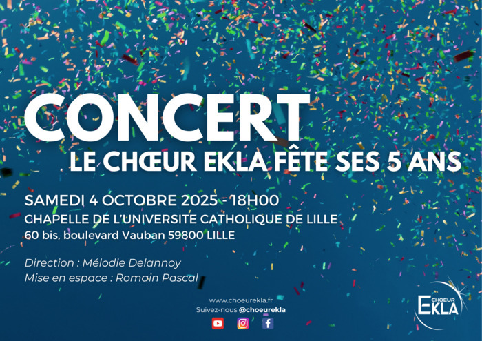 Le Chœur Ekla fête ses 5 ans !
