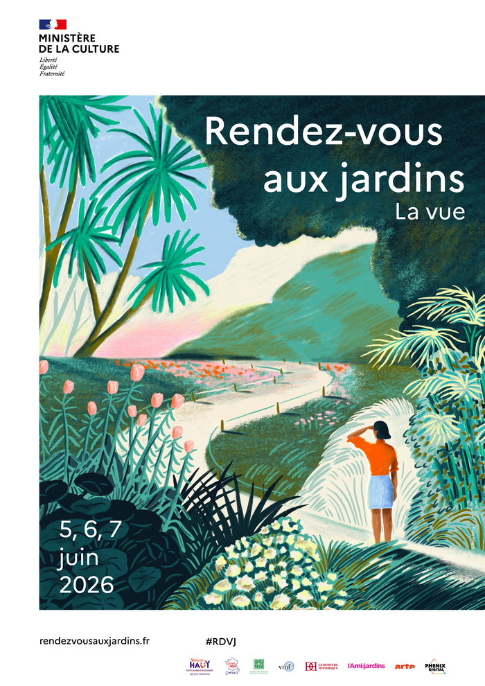 Jardin de la pension de famille le galoubet
