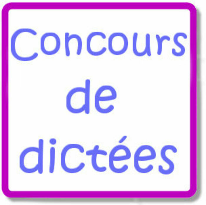 Concours de dictée