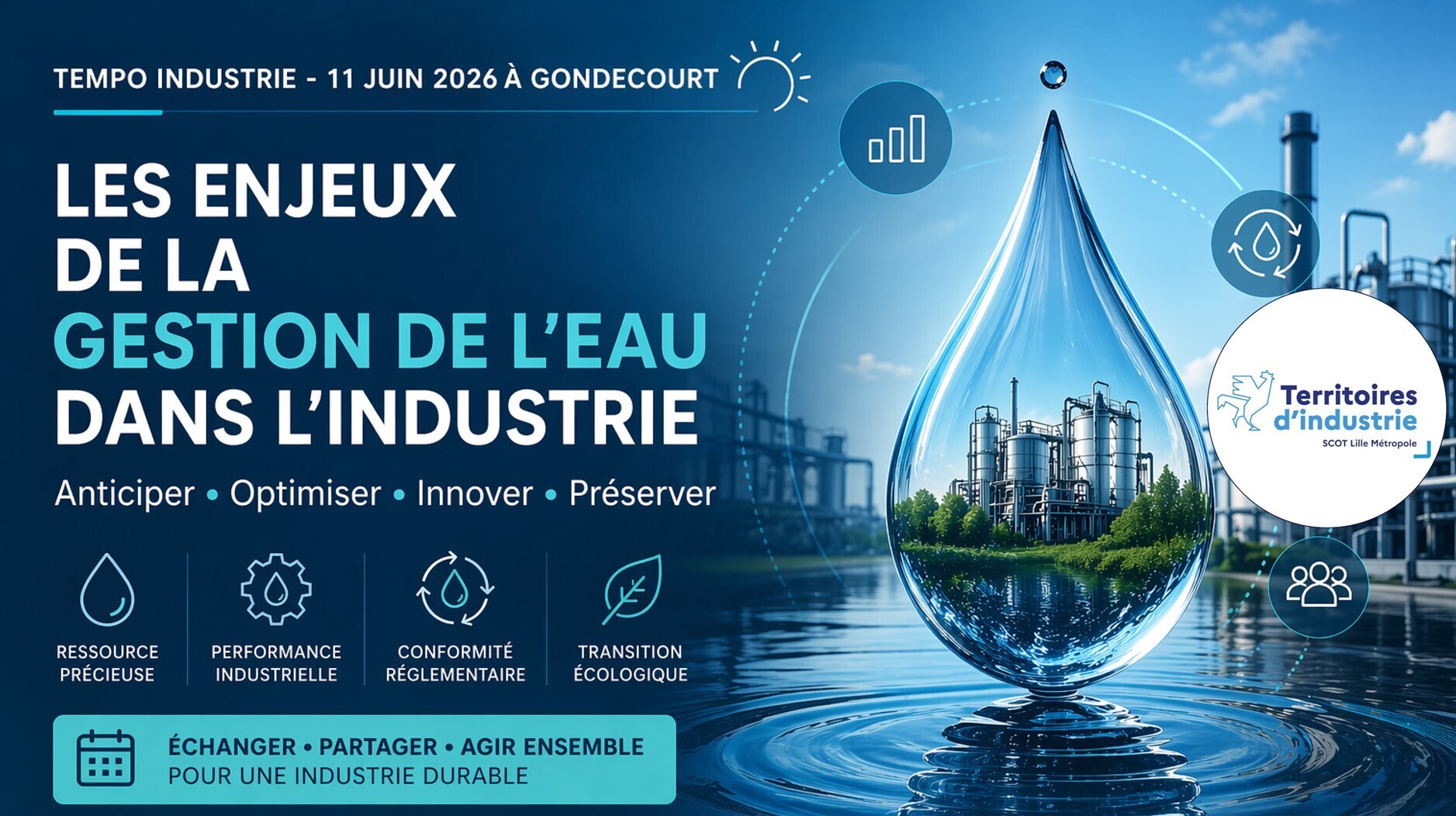 LES ENJEUX DE LA GESTION DE L’EAU DANS L’INDUSTRIE