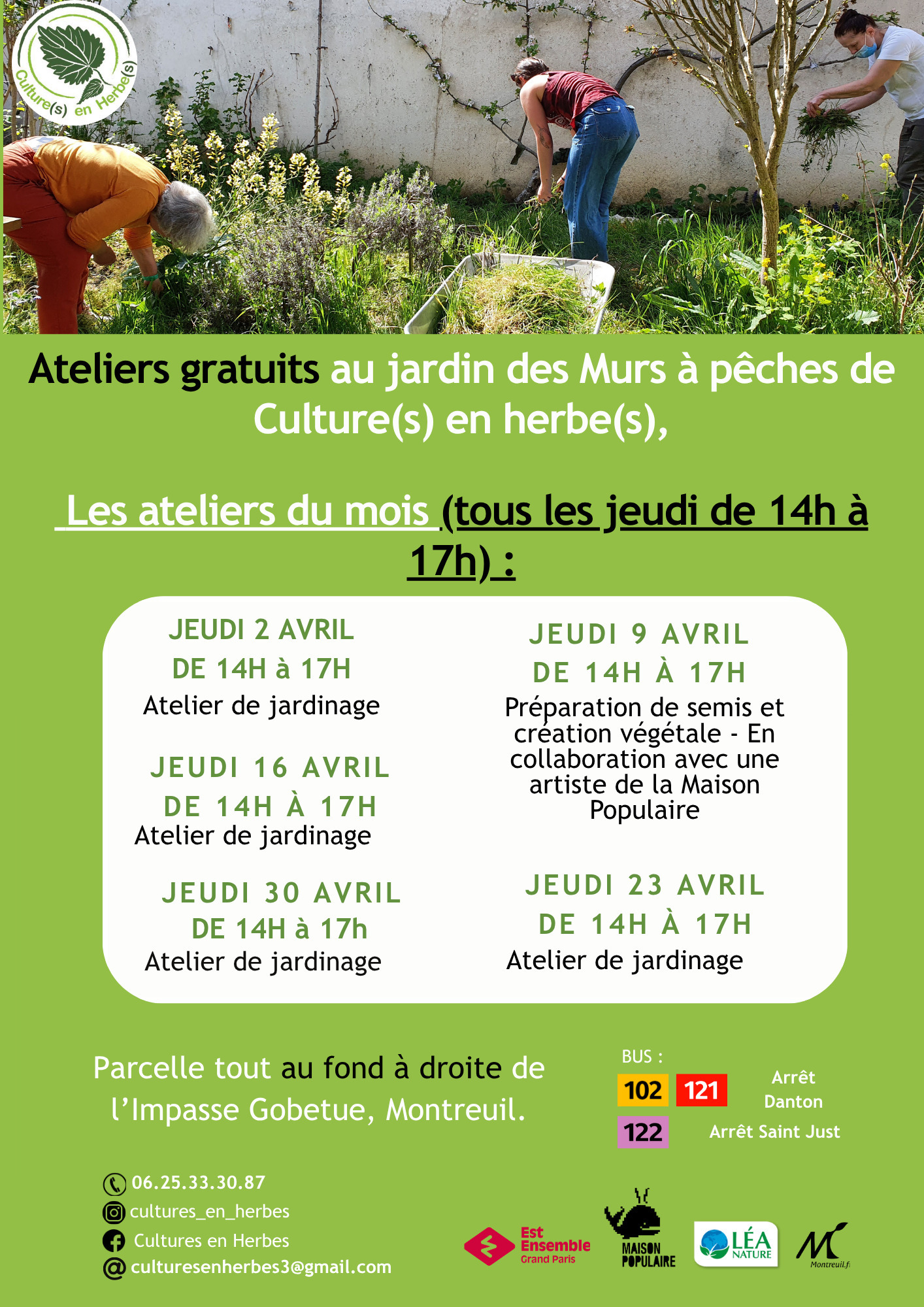 Atelier de jardinage naturel