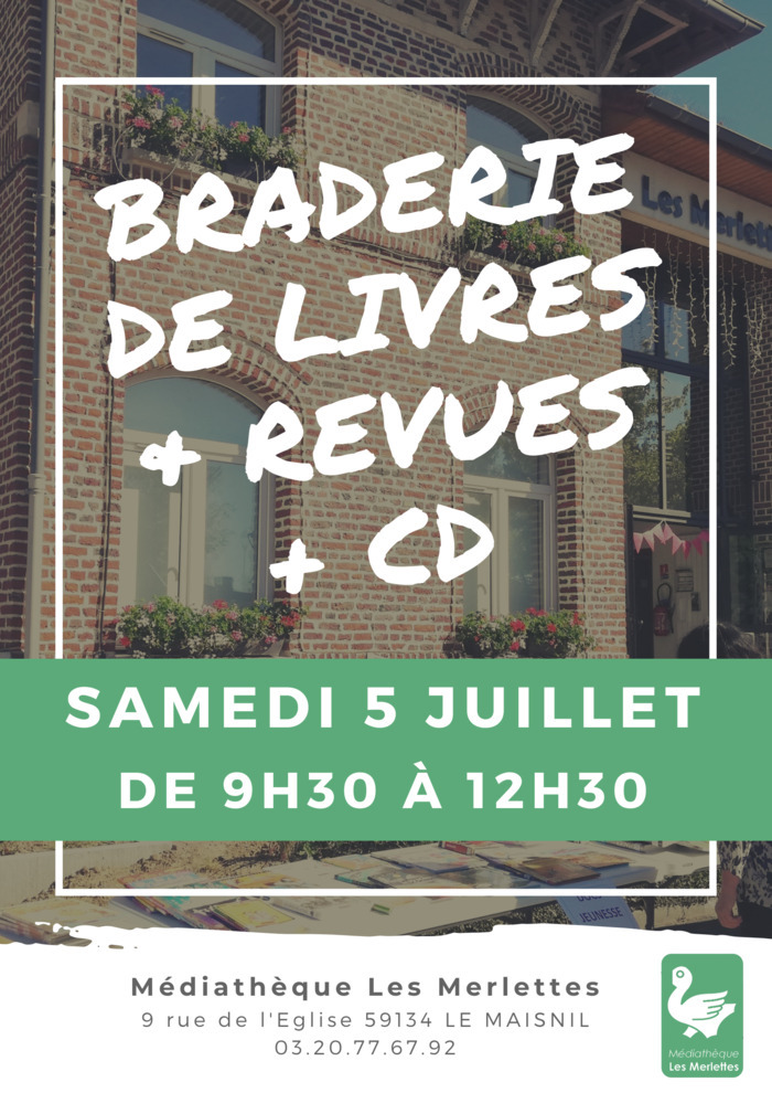 Braderie de la médiathèque