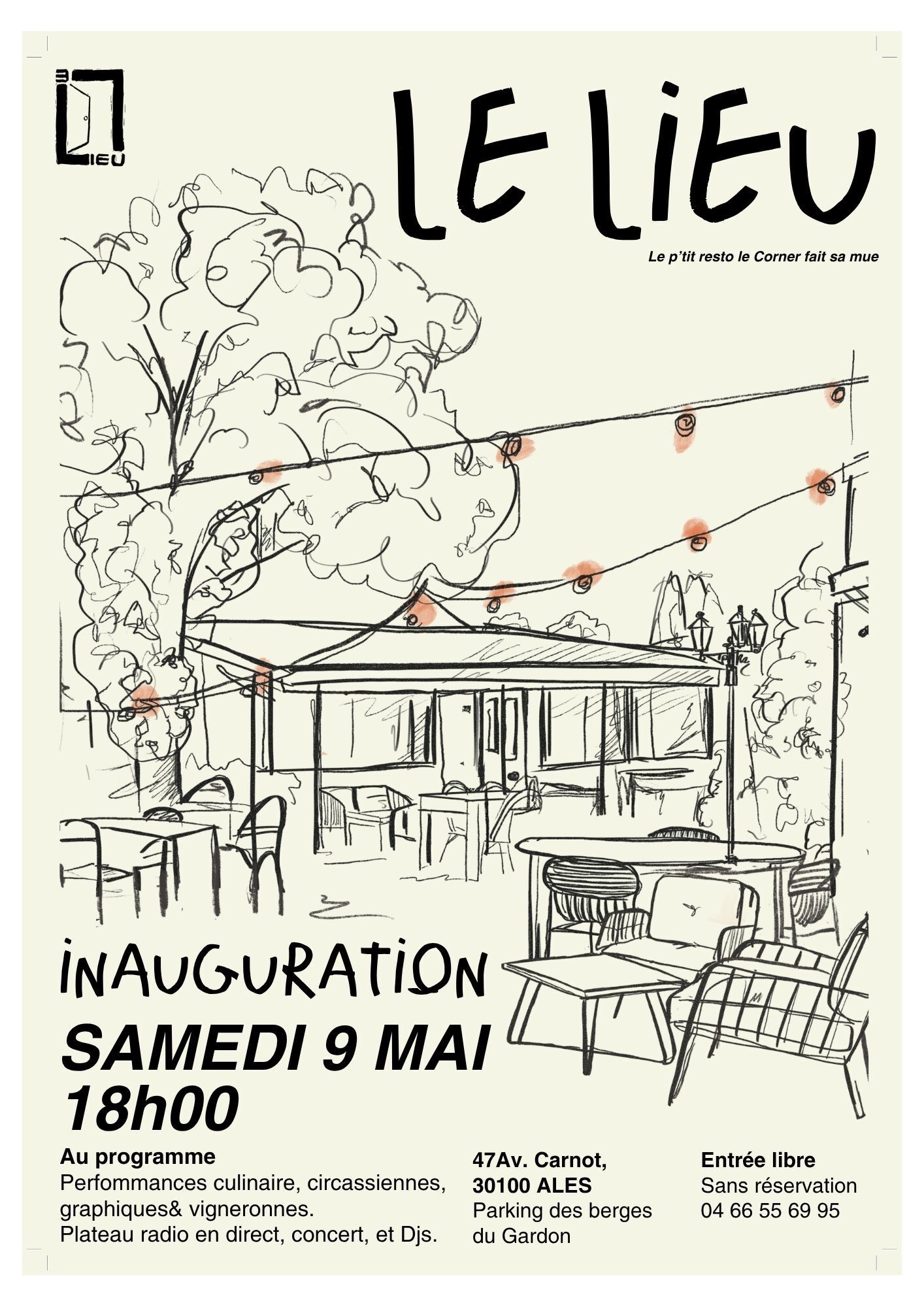 Le Lieu à Alès, inauguration le 9 mai