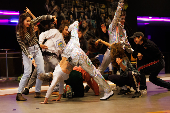 Disco-kids at the opening