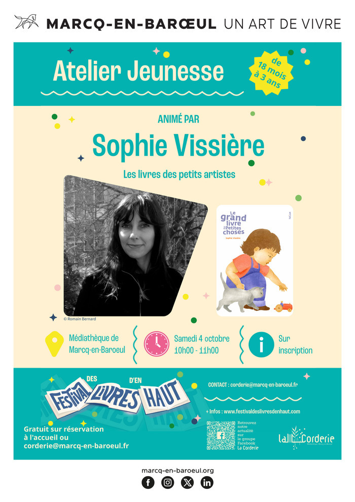 Atelier jeunesse animé par Sophie Vissière