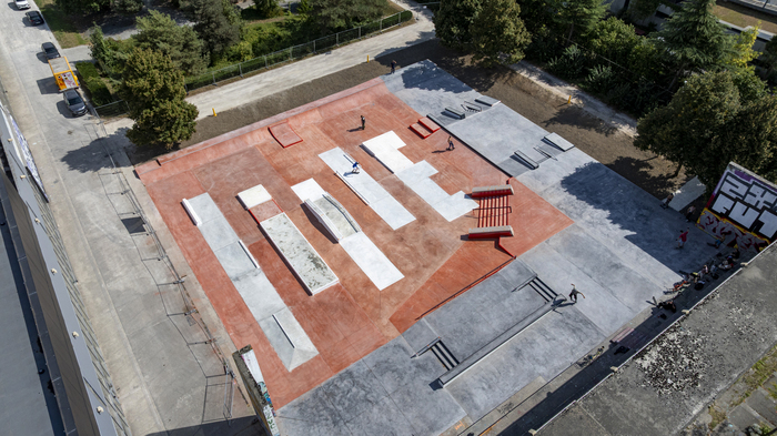 Inauguration du streetpark de la Halle de Glisse