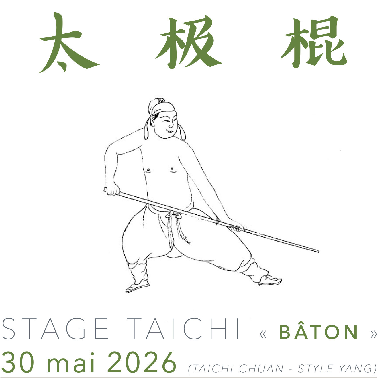 Stage TaiChi Chuan Bâton
